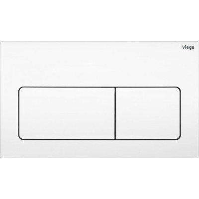 WC mygtukas Viega Prevista Visign for Life 5, baltas plastikas