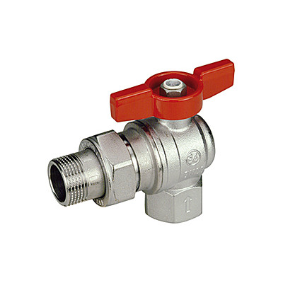 Žalvarinis chromuotas (matinis) GIACOMINI R789 rutulinis ventilis Dn3/4"