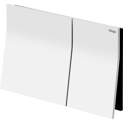 WC mygtukas Viega Prevista Visign for More 200, matinis baltas metalas