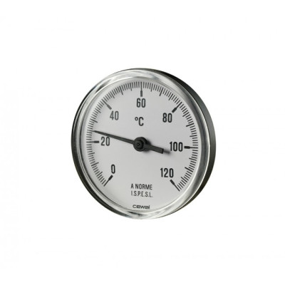 Termometras D63 1/2'' 50 mm 0 °C - 120°C