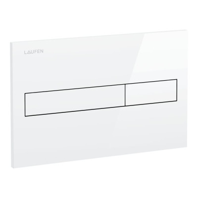 Nuleidimo mygtukas potinkiniam bakeliui AW1 Laufen LIS, Dual Flush, spalva - balta