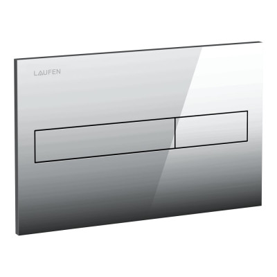 Nuleidimo mygtukas potinkiniam bakeliui AW1 Laufen LIS, Dual Flush, spalva - chromas