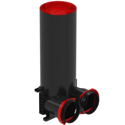 Dėžutė difuzoriaus 2x75 - Dn125