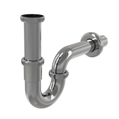 Praustuvo sifonas Alcadrain A4320, metalinis U formos, DN32