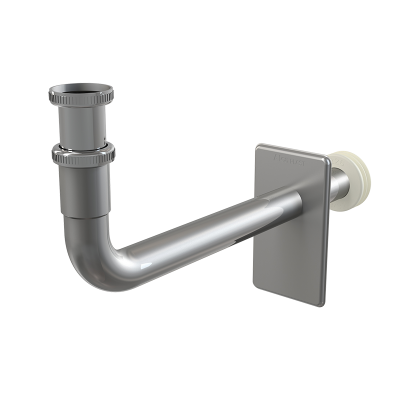 Metalinė alkūnė Alcadrain A438, DN32, 5/4" veržlė