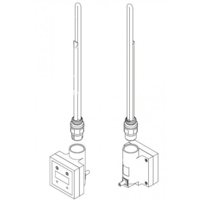 Elektrinis valdiklis KTX3-MS-BALT, paslėptas laidas, baltas Elektrinis valdiklis KTX3-MS-BALT, paslėptas laidas, baltas