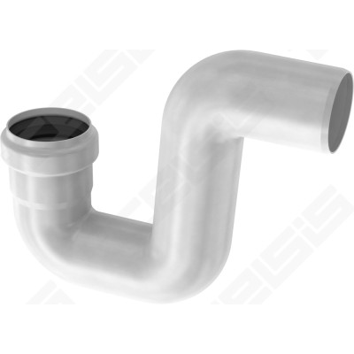 Sifonas ACO Pipe "P" formos DN75