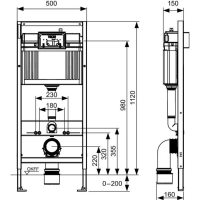 TECEbase rėmas 9400415 TECEbase rėmas 9400415