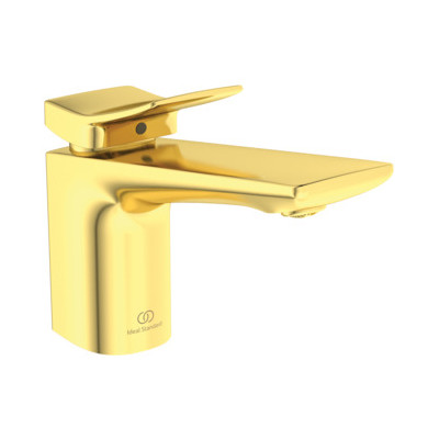 Maišytuvas praustuvui Ideal Standard CONCA, su dugno vožtuvu, spalva - Brushed Gold