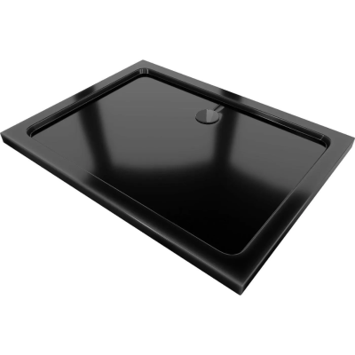 Dušo padėklas Mexen Flat 40701012B, 120 x 100 cm, juodas, Dušo padėklas Mexen Flat 40701012B, 120 x 100 cm, juodas,