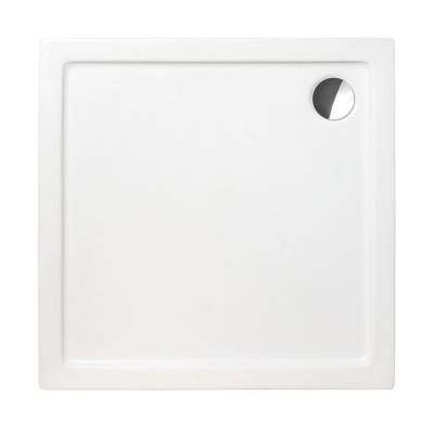 Akrilinis dušo padėklas Roth Flat Kvadro 100x100 cm cm, baltas blizgus, kvadratinis Akrilinis dušo padėklas Roth Flat Kvadro 100x100 cm cm, baltas blizgus, kvadratinis