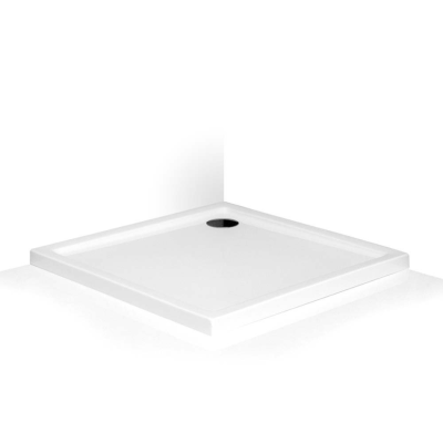 Akrilinis dušo padėklas Roth Flat Kvadro 100x100 cm cm, baltas blizgus, kvadratinis Akrilinis dušo padėklas Roth Flat Kvadro 100x100 cm cm, baltas blizgus, kvadratinis