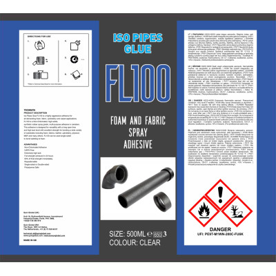 Klijai ISO Pipes 500ML