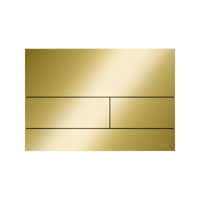 TECEsquare II metalinis vandens nuleidimo klavišas su PVD danga, auksinė poliruota, atspari pirštų antspaudams