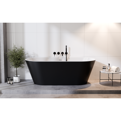„Deeva Black&White“ laisvai stovinti vonia