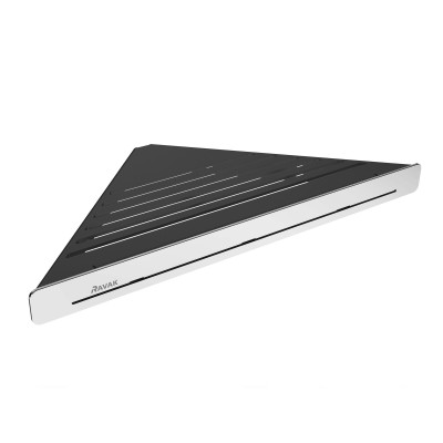 Lentynėlė Ravak Slim C , X07P576, juoda/chromas