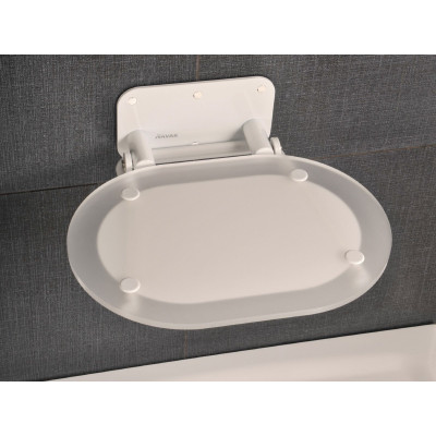 Dušo sėdynė Ravak Chrome, ovali, B8F0000028, clear/balta