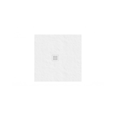 Lengvojo marmuro Ravak dušo padėklas Slate Pro 80x80, baltas matinis, kvadratinis Lengvojo marmuro Ravak dušo padėklas Slate Pro 80x80, baltas matinis, kvadratinis