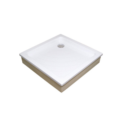 Kompozitinis dušo padėklas Ravak Aneta EX 80x80, baltas, kvadratinis