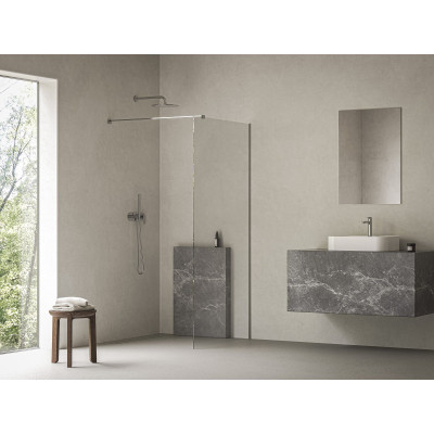 Ravak Walk-In Air Wall dušo sienelė 90x120, chromuota/stiklas Transparent Ravak Walk-In Air Wall dušo sienelė 90x120, chromuota/stiklas Transparent