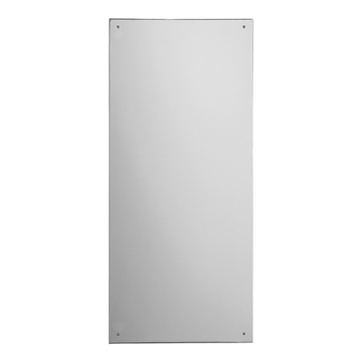 Nerūdijančio plieno veidrodis, matmenys: 900x400mm
