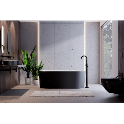 „Lova Black&White“ mineralinio liejimo laisvai stovinti vonia
