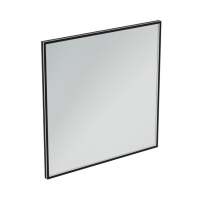 Veidrodis Ideal Standard Conca, 1200x1200x38mm, su LED apšvietimu, juodas rėmas