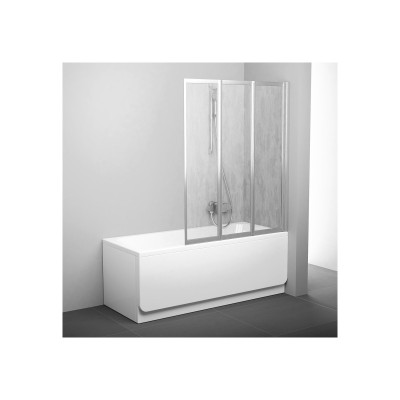 Vonios sienelė Ravak VS3-100 D, satinas/plastikas rain