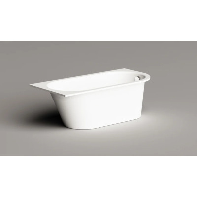 Vonia VARIO M 158x75, kampas D, sifonas chromuotas