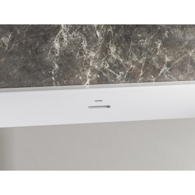 Laisvai pastatoma vonia Ravak Freedom Corner II Tec D, 175x86 cm, Juoda/balta, sifono dangtelis juodos spalvos