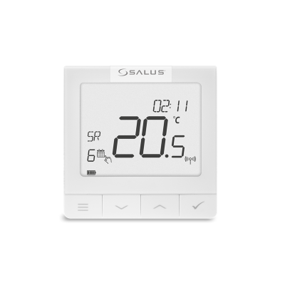 SALUS WQ610RF akumuliatorinis termostatas OpenTherm