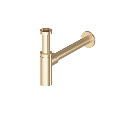Praustuvo sifonas Ravak Ø32, šlifuoto aukso spalvos (Gold Brushed)