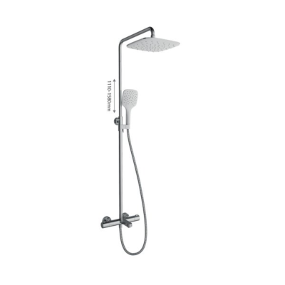 Dušo stovas Ravak TE 092.01CR, chromuotas - 2