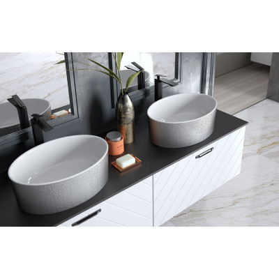 „Uniqa Glam“ ant stalviršio montuojamas „Mineral Cast“ praustuvas - 2