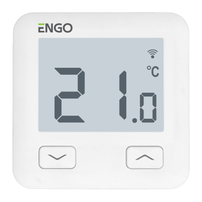 ENGO E10-W internetinis potinkinis termostatas Wi-Fi, 230V, baltas ENGO E10-W internetinis potinkinis termostatas Wi-Fi, 230V, baltas