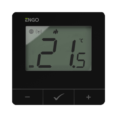 ENGO E20i-B belaidis internetinis termostatas su rele, Wi-Fi juodas ENGO E20i-B belaidis internetinis termostatas su rele, Wi-Fi juodas
