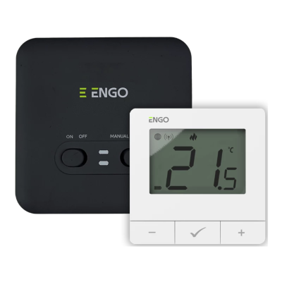 ENGO E20i-W belaidis internetinis termostatas su rele, Wi-Fi, baltas ENGO E20i-W belaidis internetinis termostatas su rele, Wi-Fi, baltas