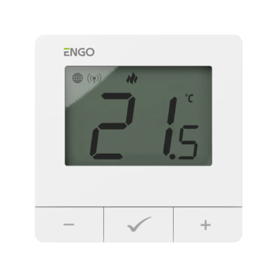 ENGO E25-24W ZigBee/868 MHz internetinis temperatūros valdiklis, baltas