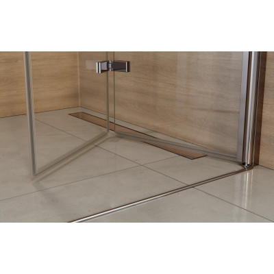 Dušo latakas Besco Virgo 360 Duo, 80cm, nerūd. plieno - 2