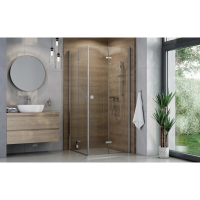 Dušo latakas Besco Virgo Basic Linear, 90 cm, šlifuoto plieno - 6