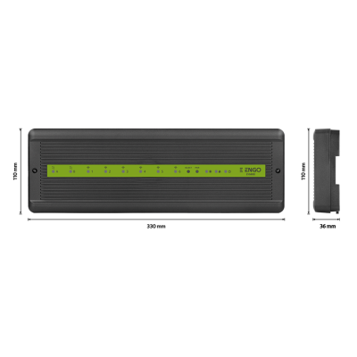 ENGO ECB62-ZB valdiklis 6 ZigBee belaidės zonos + 2 laidinės zonos, belaidis 230V ENGO ECB62-ZB valdiklis 6 ZigBee belaidės zonos + 2 laidinės zonos, belaidis 230V