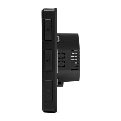 ENGO EONE-230B termostatas programuojamas 230V su drėgmės jutikliu, juodas ENGO EONE-230B termostatas programuojamas 230V su drėgmės jutikliu, juodas