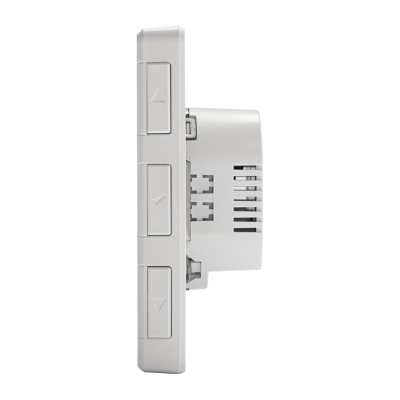 ENGO EONE-230B termostatas programuojamas 230V su drėgmės jutikliu, baltas ENGO EONE-230B termostatas programuojamas 230V su drėgmės jutikliu, baltas