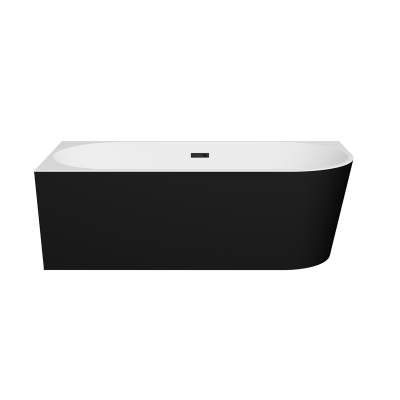 „Zoya Black&White“ kampinė, prie sienos prigludusi laisvai stovinti vonia - 4