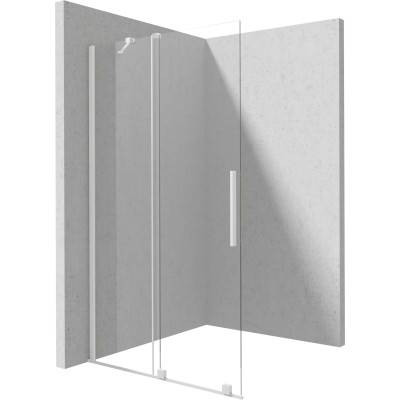 90 cm pločio „walk-in“ dušo kabina – stumiamoji