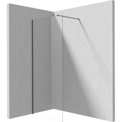90 cm pločio „walk-in“ dušo kabina