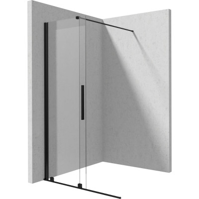 120 cm pločio „walk-in“ dušo kabina – stumiamoji - 3