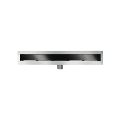 Dušo latakas Bresco Virgo Black , 70 cm, juodas stiklas Dušo latakas Bresco Virgo Black , 70 cm, juodas stiklas