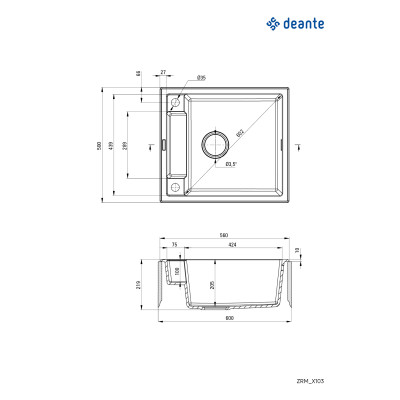 1-kamerė magnetinė granito plautuvė - 2