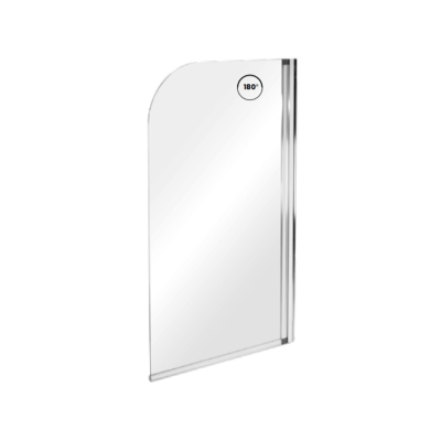 Vonios sienelė varstoma Besco  Ambition Chrome 1,